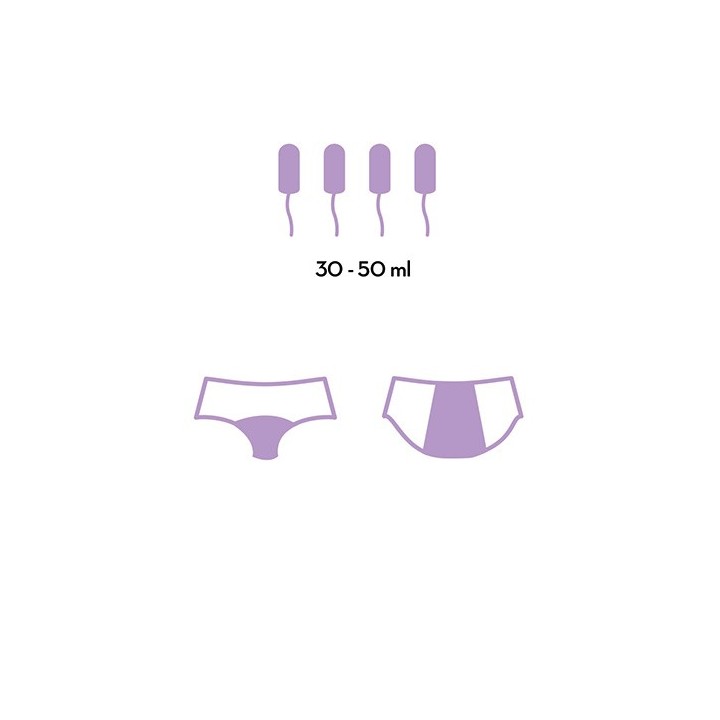 Braga Menstrual XL - NEGRO