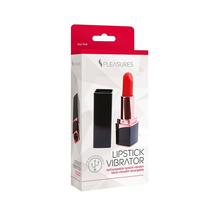 Lipstick Vibrator Black/Red