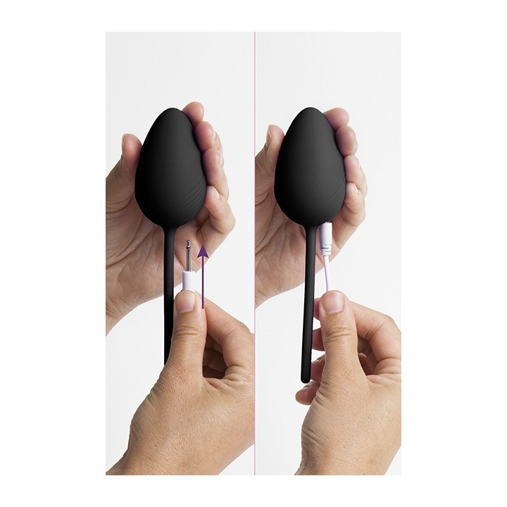 EGG VIBRATOR ODETTE - Black