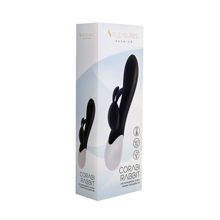 Corabi Rabbit Vibrator Black