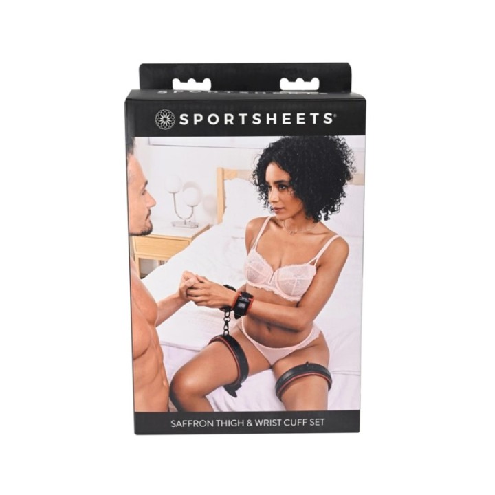Saffron Thigh & Wrist Cuff Set