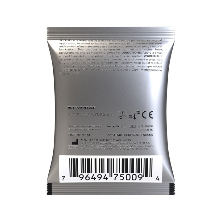 System JO - Sachet H2O Original 5 ml