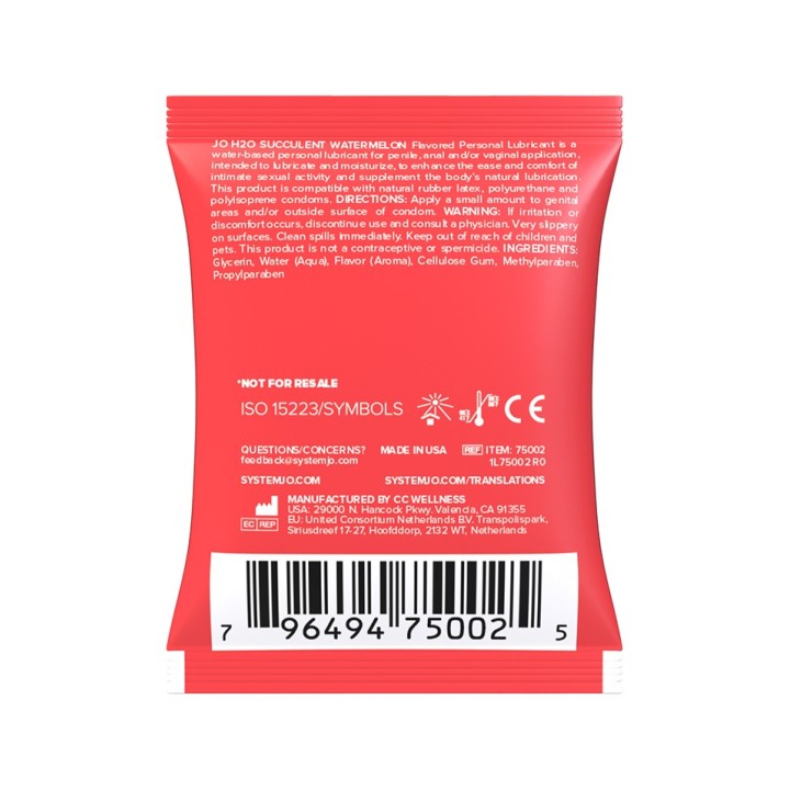 System JO - Sachet H2O Watermelon 5 ml