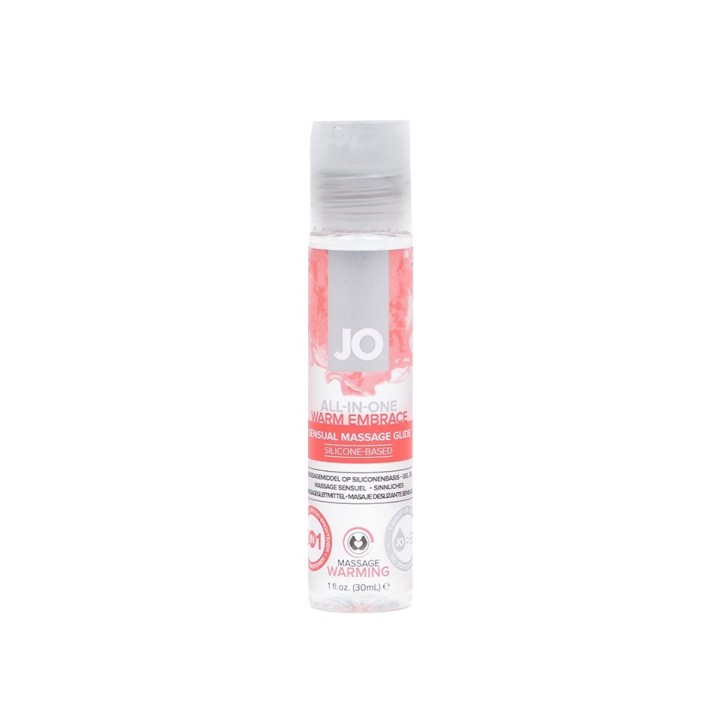 JO All-In-One Massage Glide - Warming - Massage 1 floz / 30 mL