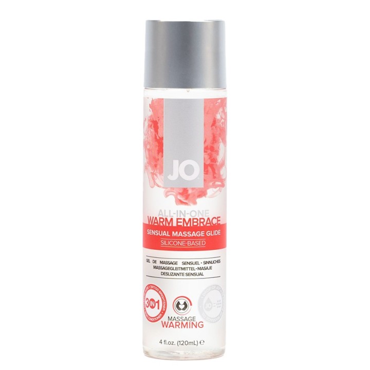 JO All-In-One Massage Glide - Warming - Massage 4 floz / 120 mL