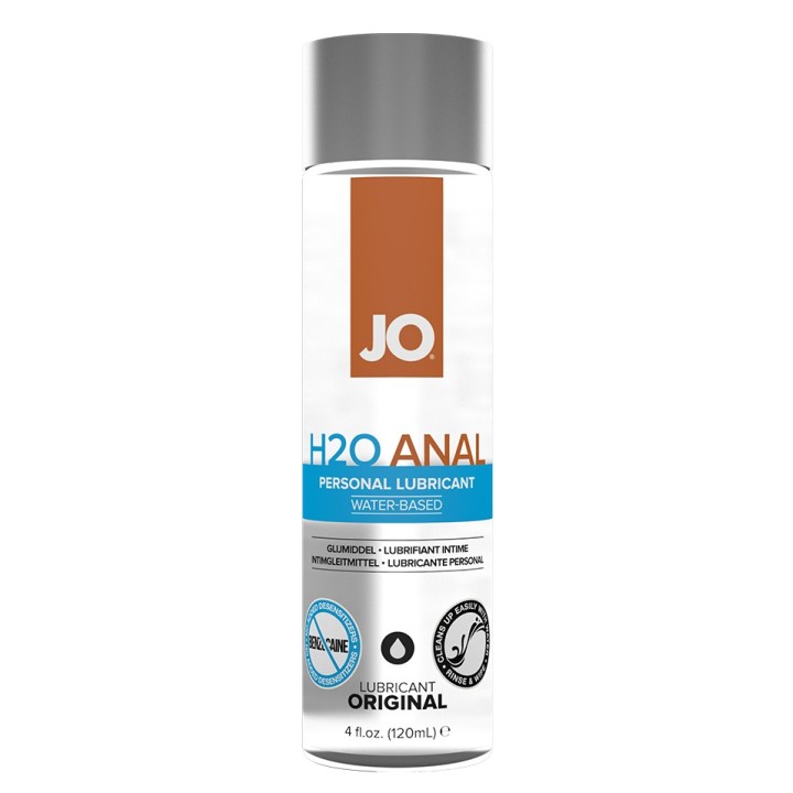 JO H2O Anal - Original - Lubricant 4 floz / 120 mL