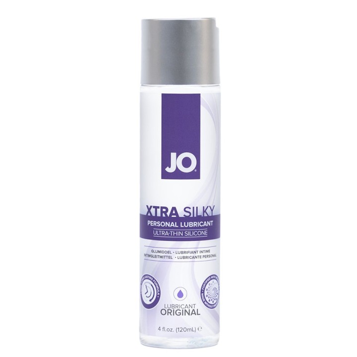 JO Xtra Silky Thin Silicone - Original - Lubricant 4 oz / 120 mL