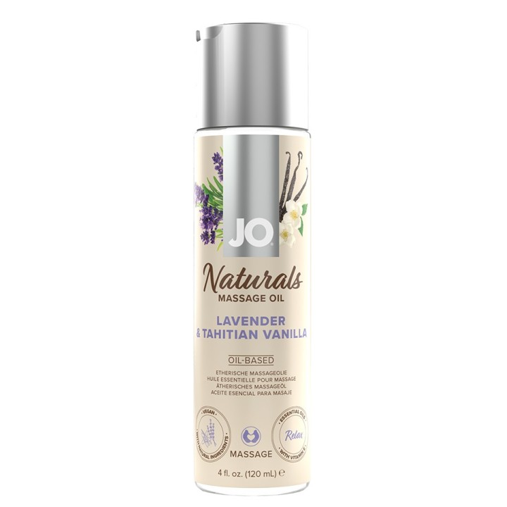 JO Naturals - Lavender & Vanilla - Massage 4 floz / 120 mL