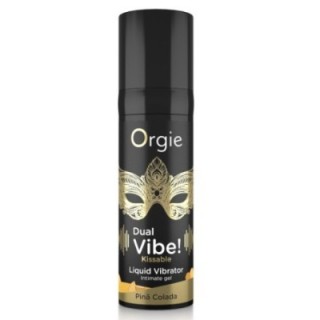 DUAL VIBE! PIN? COLADA KISSABLE LIQUID VIBRATOR