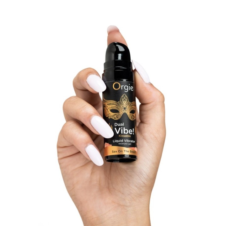 DUAL VIBE! SEX ON THE BEACH KISSABLE LIQUID VIBRATOR