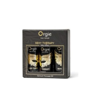 SEXY THERAPY SENSUAL MASSAGE OILS 3 x 30ml  Set Mini Size Collection