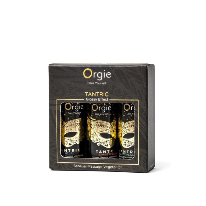 TANTRIC SENSUAL MASSAGE OILS  3 x 30ml  Set Mini Size Collection