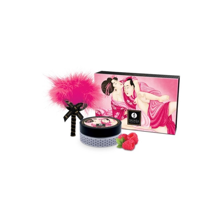 SHUNGA KISSABLE MASSAGE POWDER RASPBERRY FEELING
