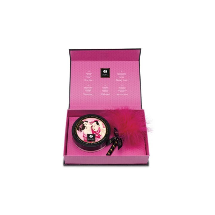 SHUNGA KISSABLE MASSAGE POWDER RASPBERRY FEELING