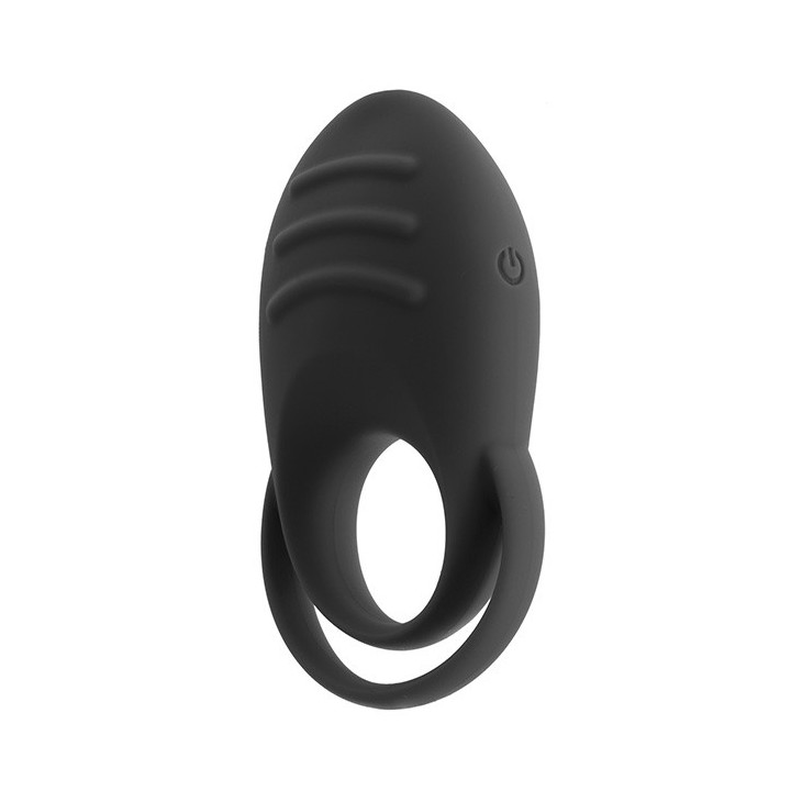DUAL COCK RING - BLACK