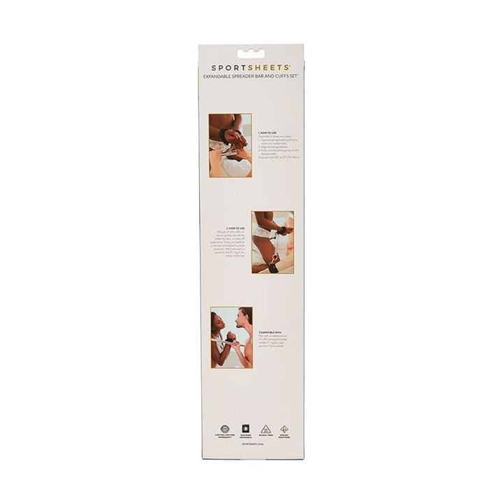 EXPANDABLE SPREADER BAR & CUFFS SET