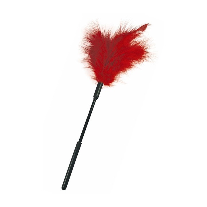 FEATHER TICKLER 7.. RED