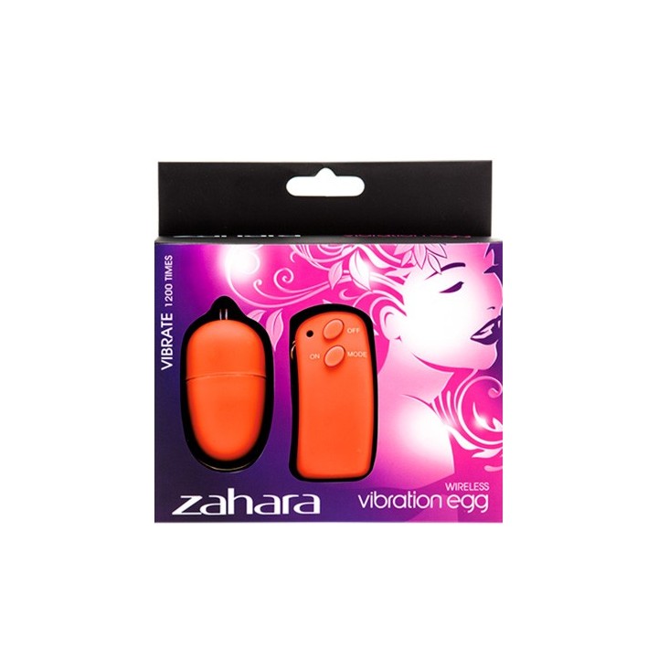 HUEVO VIBRADOR ZAHARA NARANJA