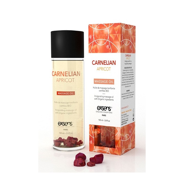 Invigorating Carnelian Apricot Massage Oil 100 ml.
