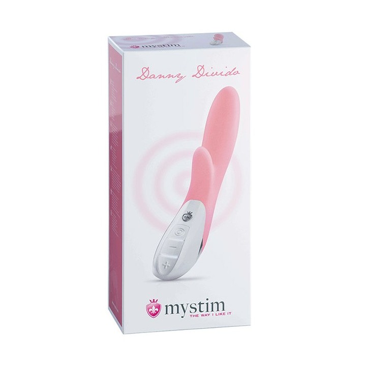 MYSTIM DANNY DIVIDO VIBRATOR, CANDY ROSE