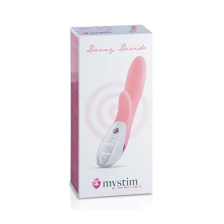 MYSTIM DANNY DIVIDO VIBRATOR, CANDY ROSE
