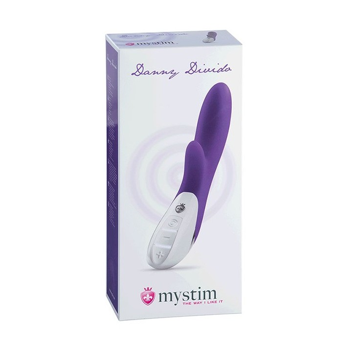 MYSTIM DANNY DIVIDO VIBRATOR, DEEP PURPLE