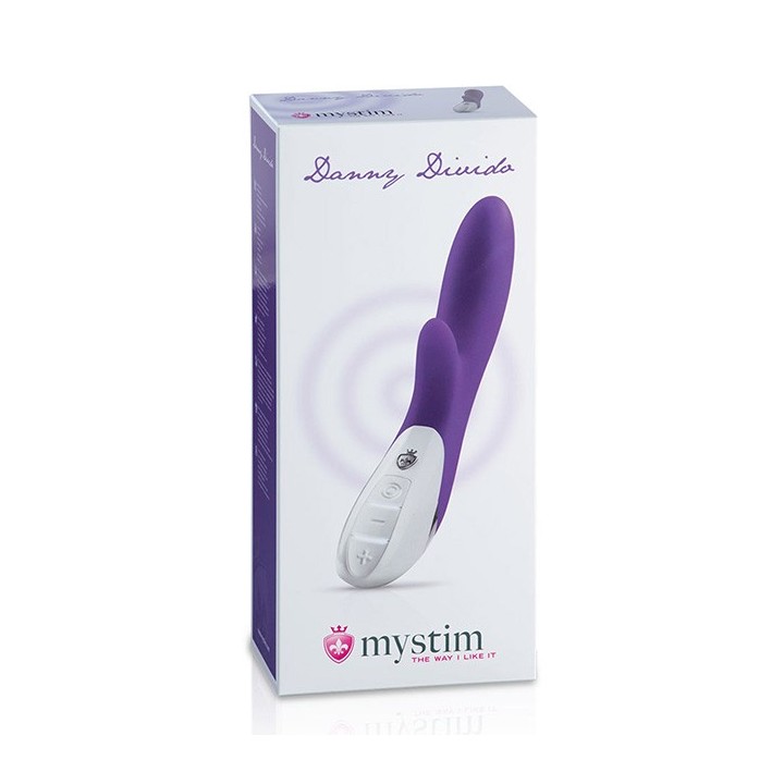 MYSTIM DANNY DIVIDO VIBRATOR, DEEP PURPLE
