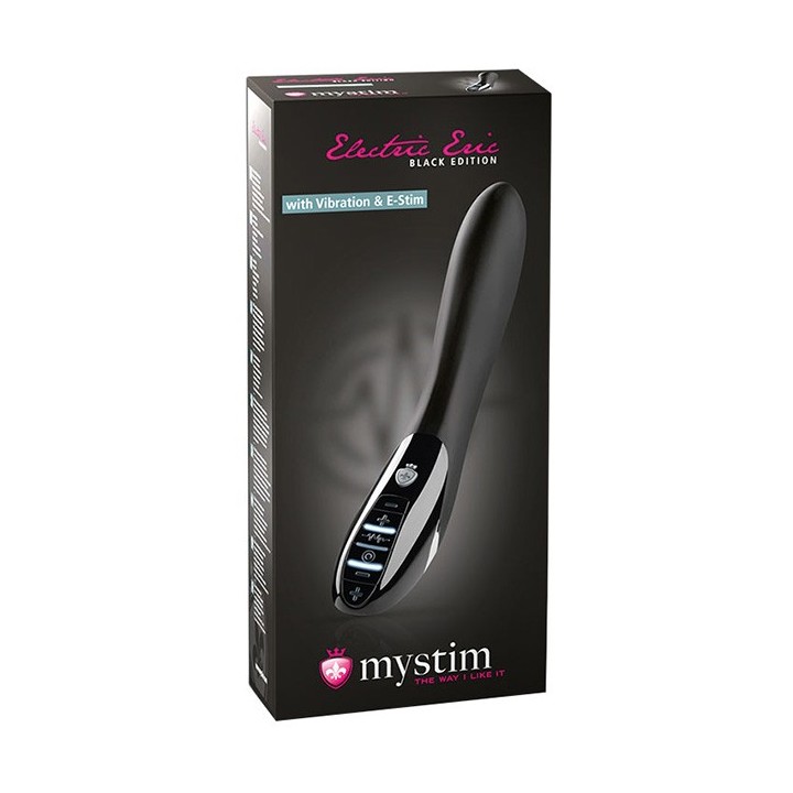 Mystim Electric Eric eStim Vibrator, Black Edition