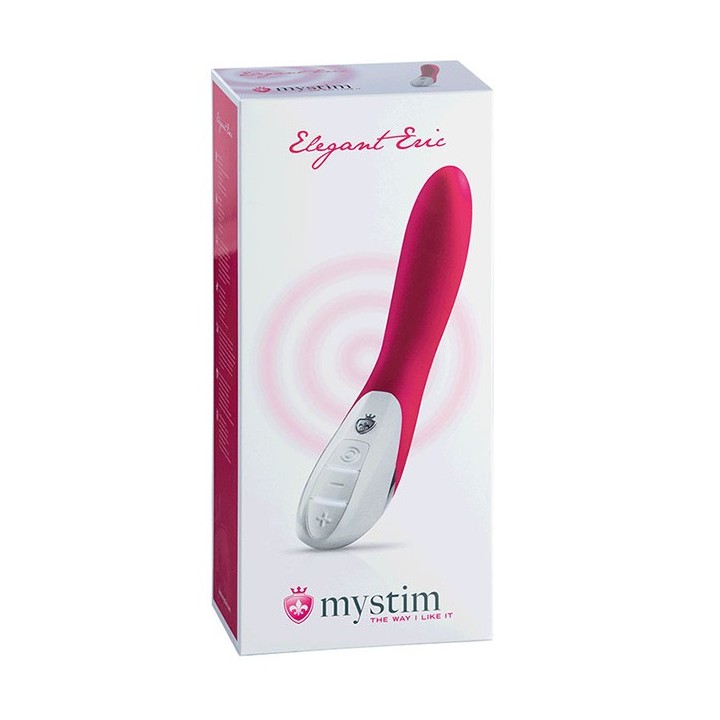 MYSTIM ELEGANT ERIC VIBRATOR, NAUGHTY PINK