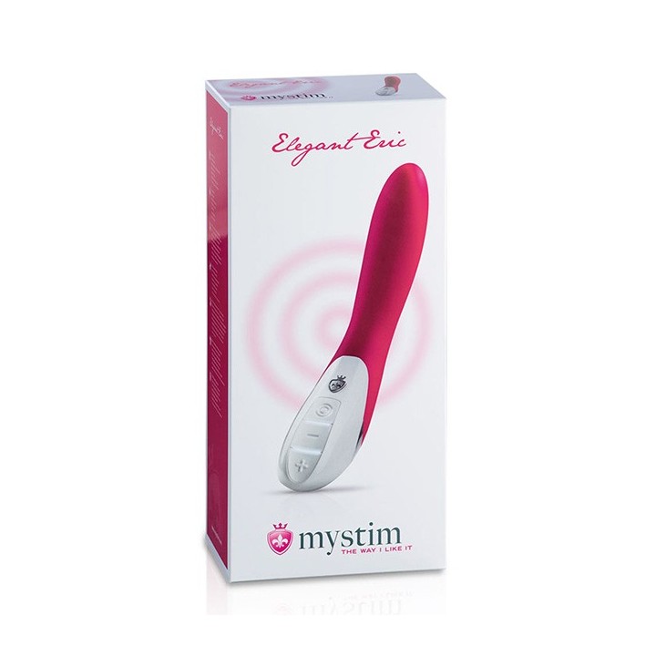 MYSTIM ELEGANT ERIC VIBRATOR, NAUGHTY PINK