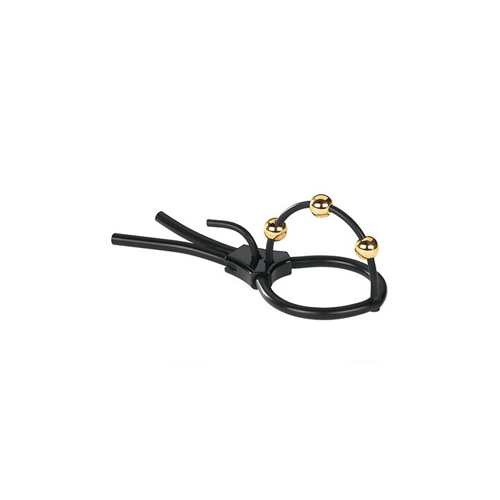 MYSTIM PEARLY PETE - CORONA STRAP WITH GOLDEN BALLS