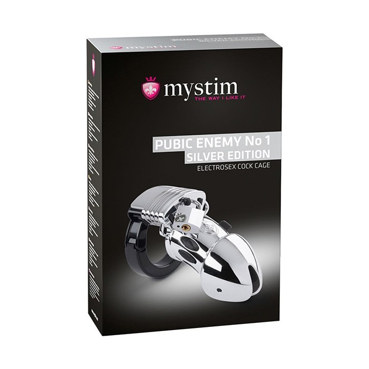 Mystim Pubic Enemy No 1 - Silver Edition