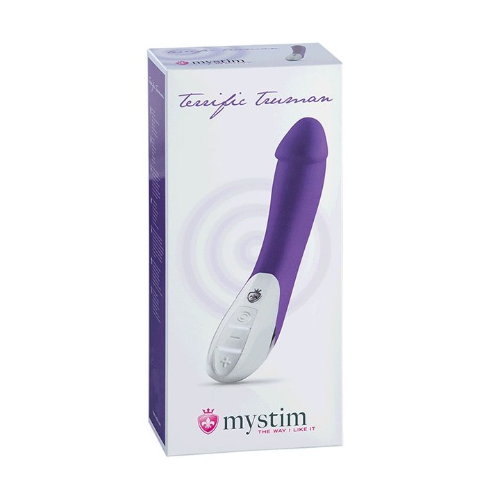 MYSTIM TERRIFIC TRUMAN VIBRATOR, DEEP PURPLE