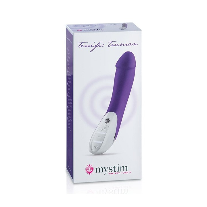 MYSTIM TERRIFIC TRUMAN VIBRATOR, DEEP PURPLE