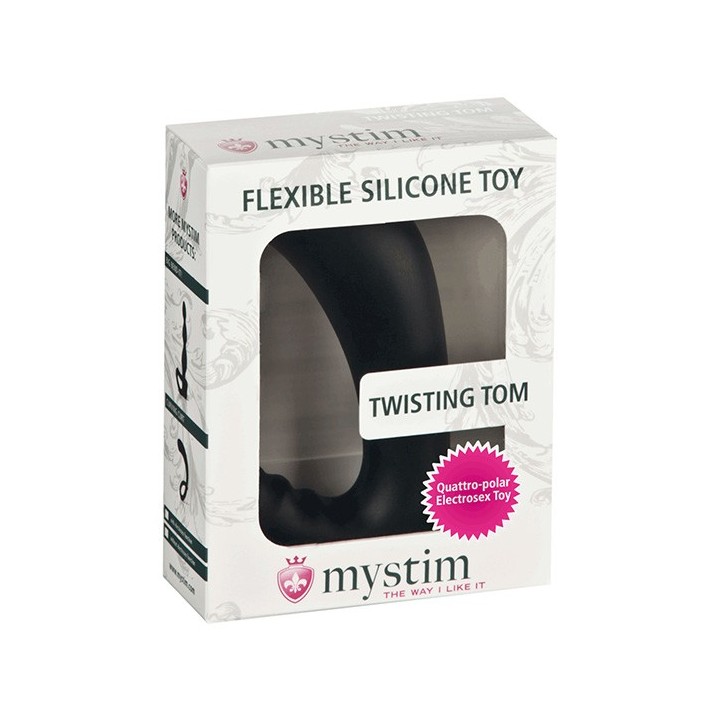 MYSTIM TWISTING TOM - WITH E-STIM - BLACK