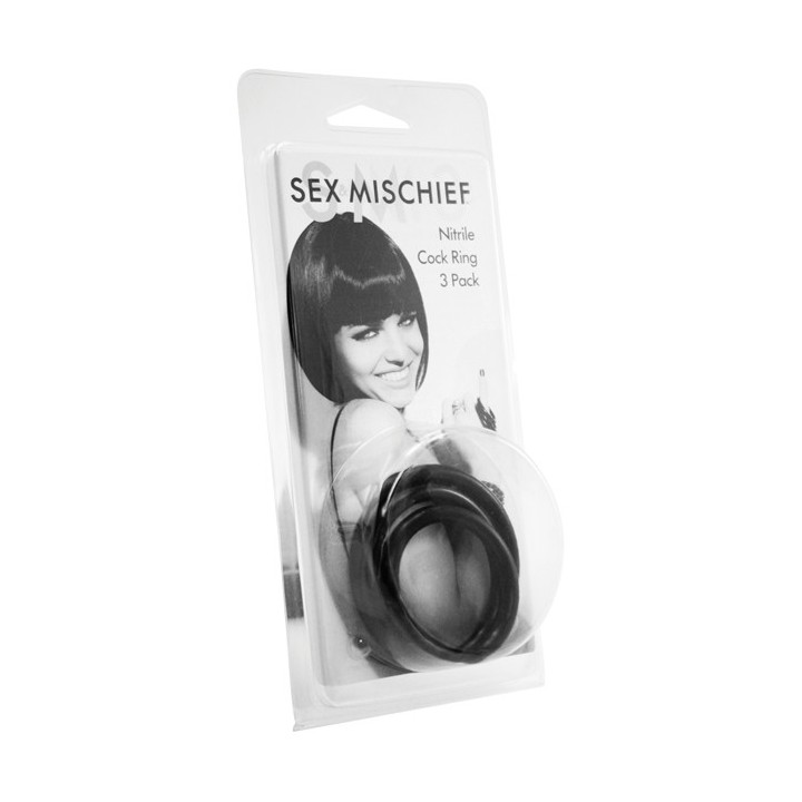 NITRILE COCK RING 3 PACK