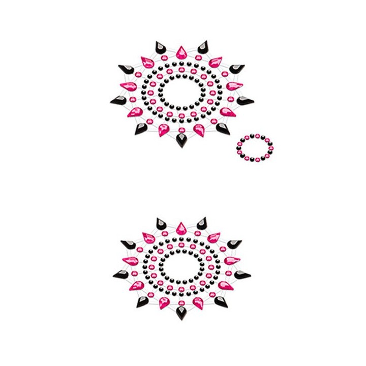 PETITS JOUJOUX GLORIA - BLACK/PINK - SET OF 2