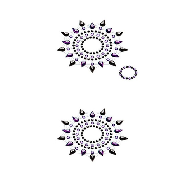 PETITS JOUJOUX GLORIA - BLACK/PURPLE - SET OF 2