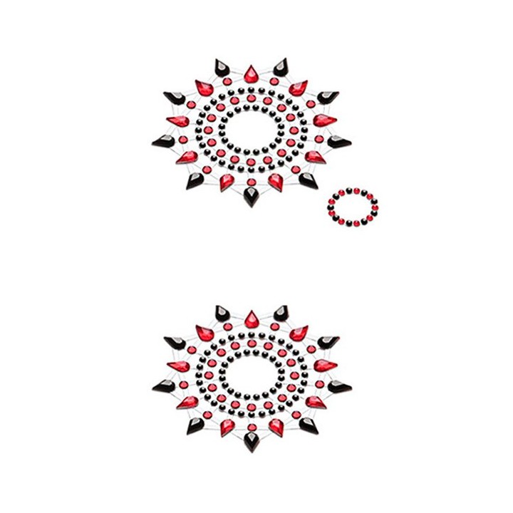 PETITS JOUJOUX GLORIA - BLACK/RED - SET OF 2