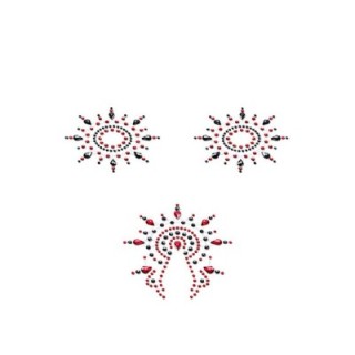 PETITS JOUJOUX GLORIA - BLACK/RED - SET OF 3