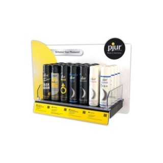 PJUR SLATWALL DISPLAY - YELLOW DOT LEFT