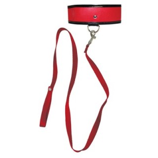 RED LEASH & COLLAR