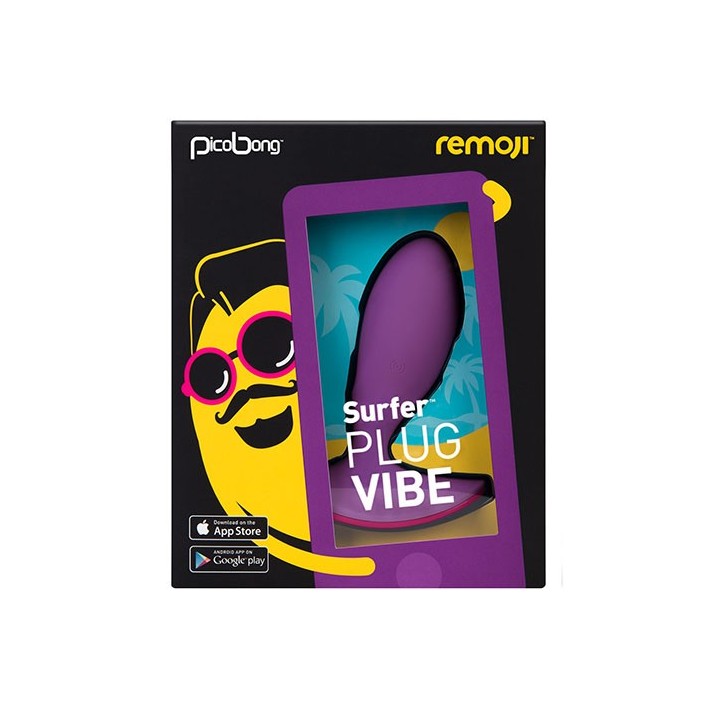 Remoji: Surfer Plug Vibe Purple