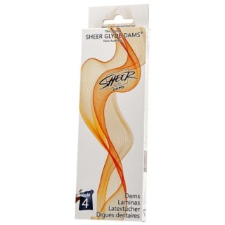 Sheer Dams Black/Cola Dams 4 uds