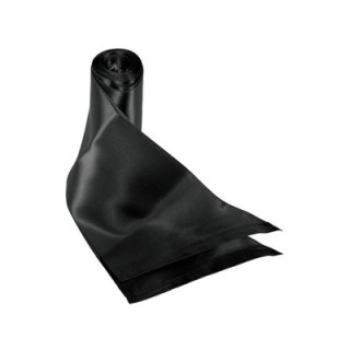 SILKY SASH RESTRAINTS: BLACK