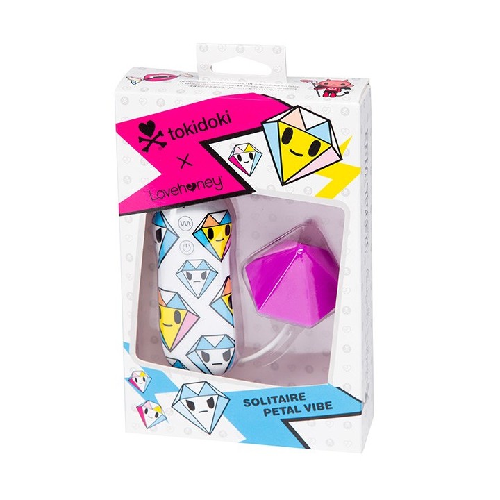 tokidoki 7 Function Silicone Purple Diamond Clitoral Vibrator