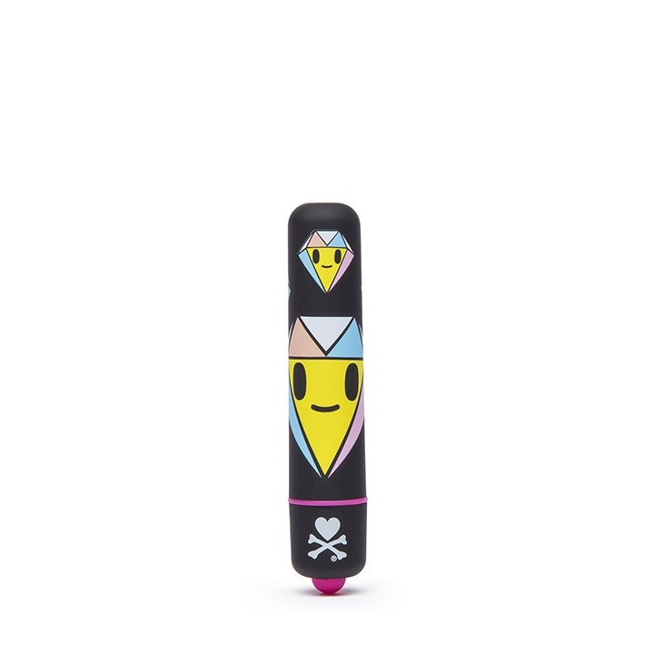 tokidoki Single Speed Mini Bullet Vibrator Black Diamonds