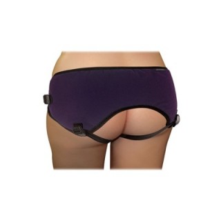 PLUS SIZE BEGINNERS PURPLE STRAP ON