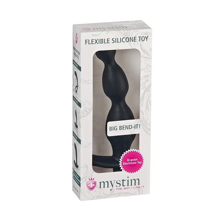 MYSTIM BIG BEND-IT! - WITH E-STIM - BLACK