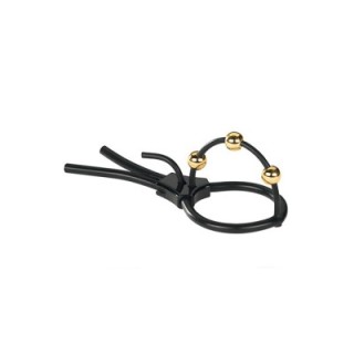 MYSTIM PEARLY PETE - CORONA STRAP WITH GOLDEN BALLS